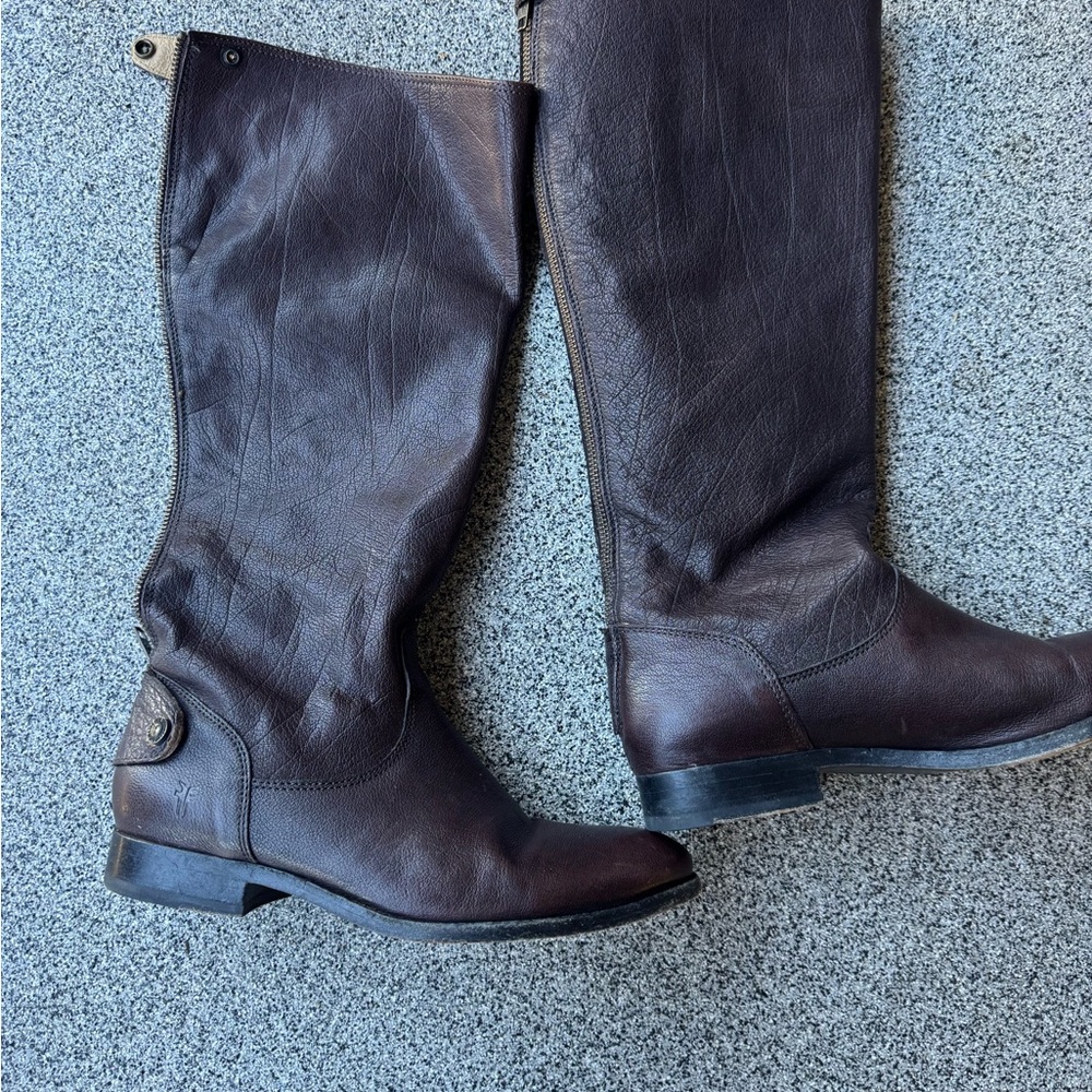 Frye Melissa Leather Riding Boots